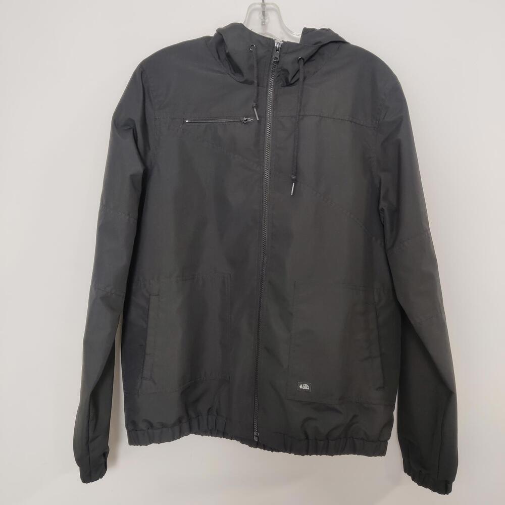 Volcom Youth Size XL Seasonal Lightweight Rain Jacket in Black